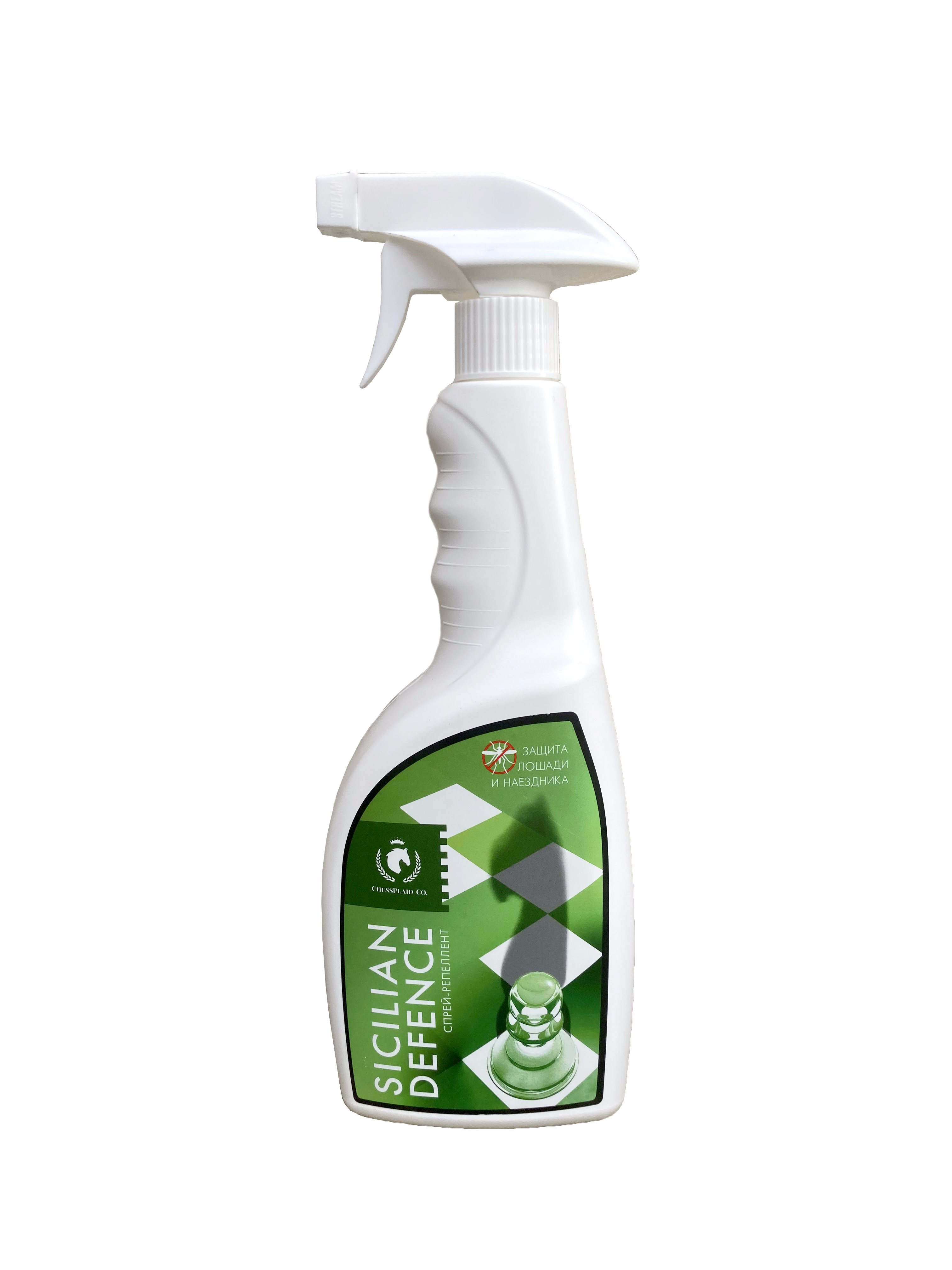Спрей репеллент для лошадей от насекомых с распылителем ChessPlaid 750 мл.