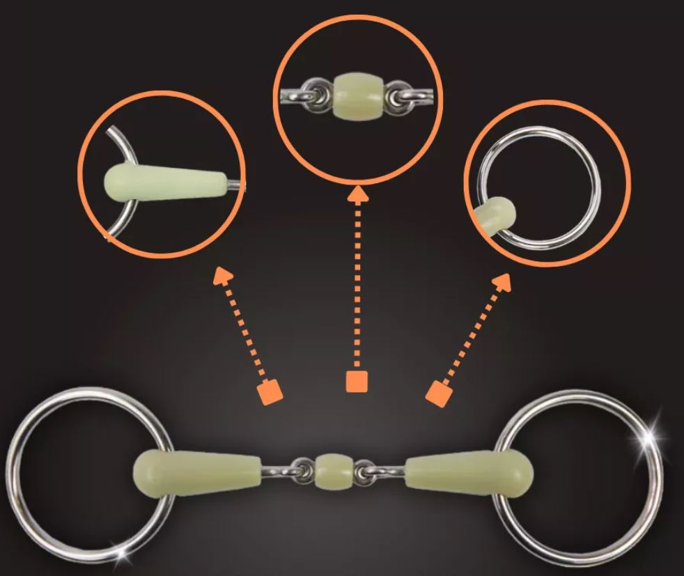 Трензель пластиковый с яблочным вкусом восьмерка Ekkia