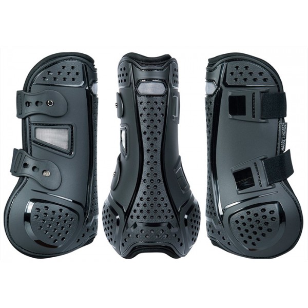 Ногавки конкурные дышащие Breathe черные, комплект 4 шт, размер FULL