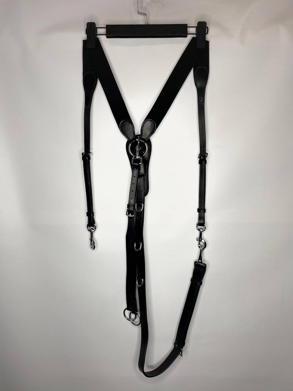 Подперсье классическое кожаное с резинками LeatherArt