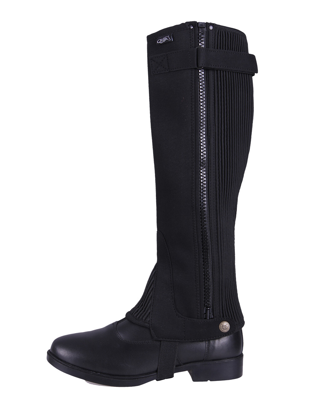 Краги для верховой езды из искусственной замши QHP