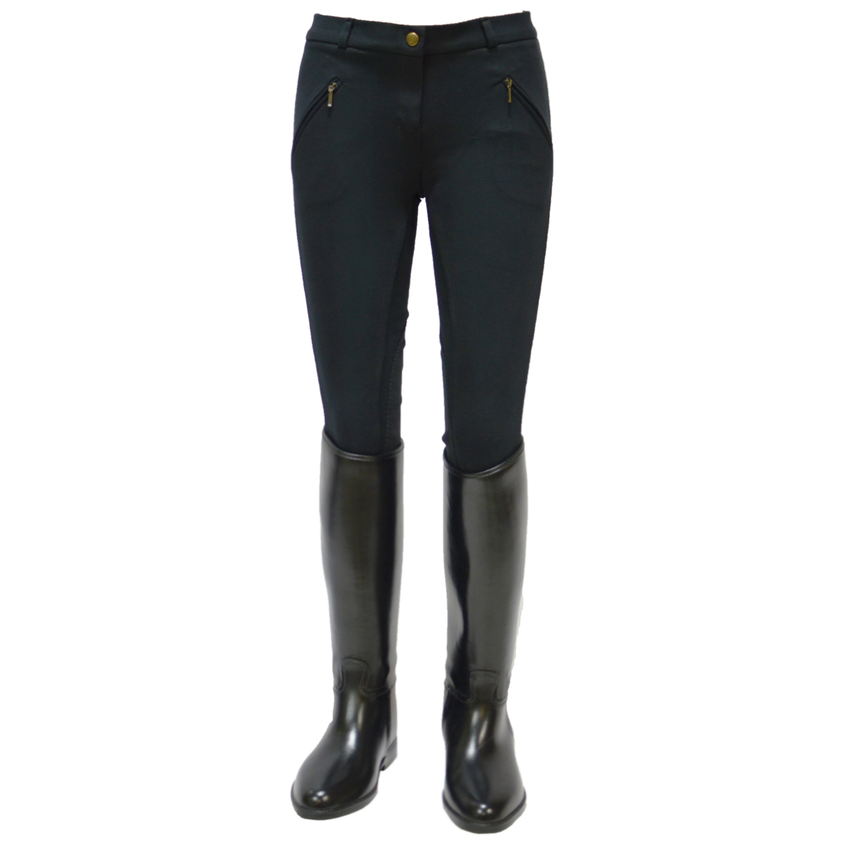 Бриджи женские для верховой езды "EQUIMAN" с коленной леей васильковые размер 42