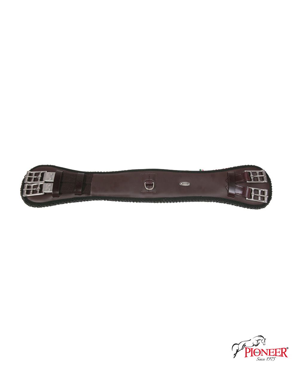 Подпруга кожаная, выездковая, с резинками, 60 см Pioneer