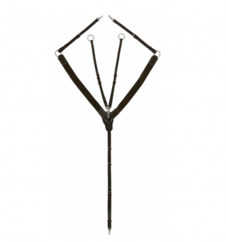 Подперсье классическое кожаное с резинками LeatherArt