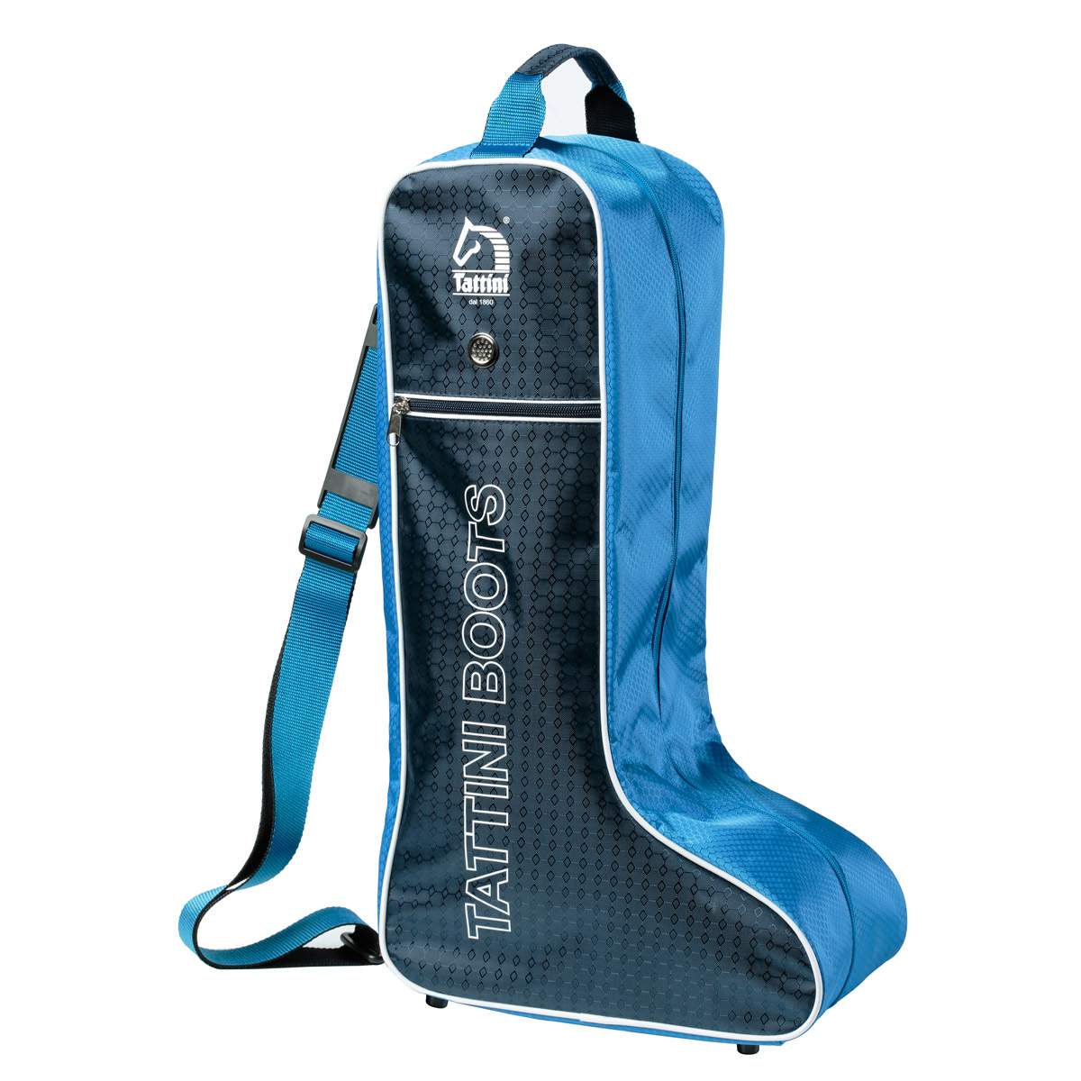 Сумка для сапог по конному спорту юниор Tattini цвет тёмно синий-синий.