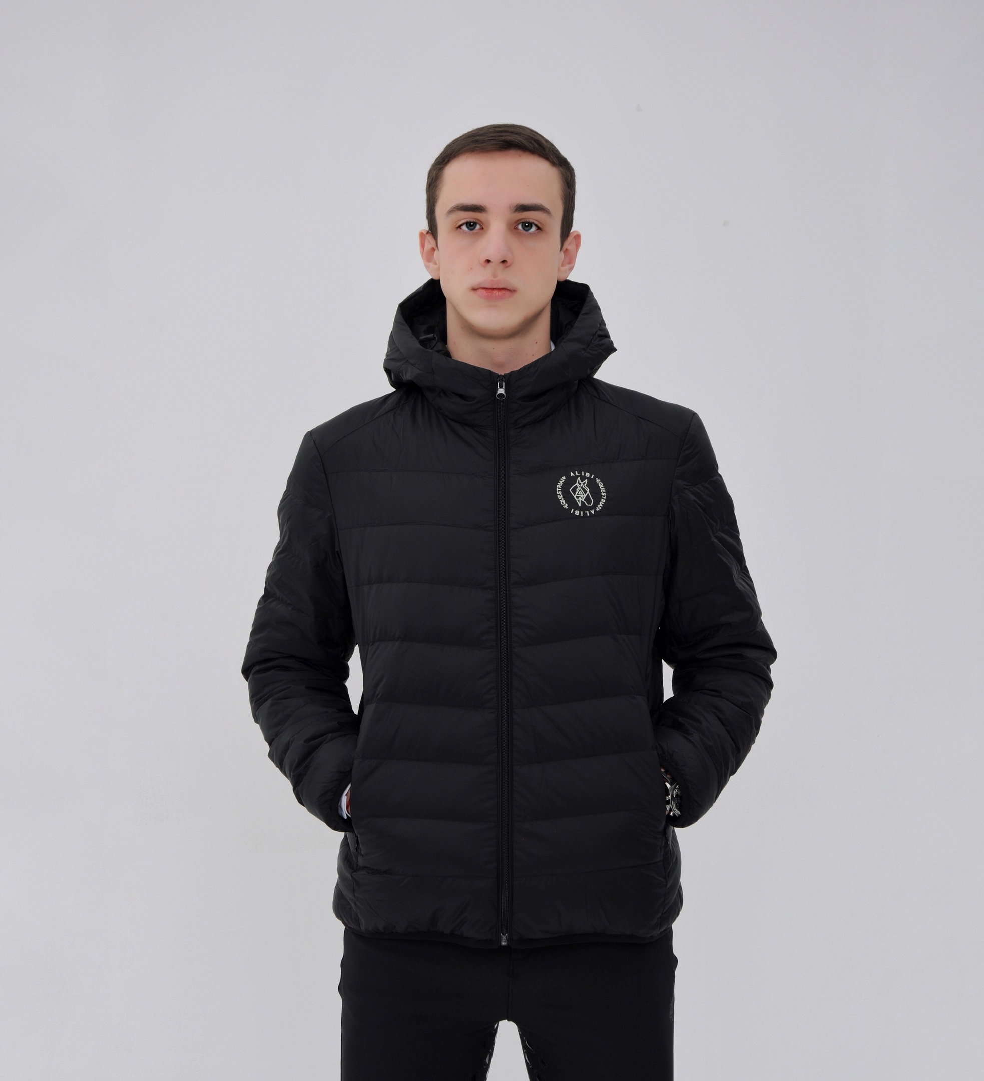 Куртка для конного спорта ALIBI, мужская, утеплённая