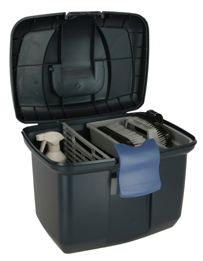 Ящик для щеток Roma тёмно-синий