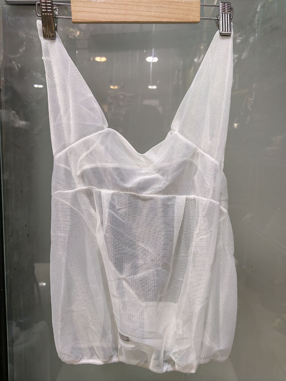 Антимоскитная маска от насекомых для лошадей белая (М)