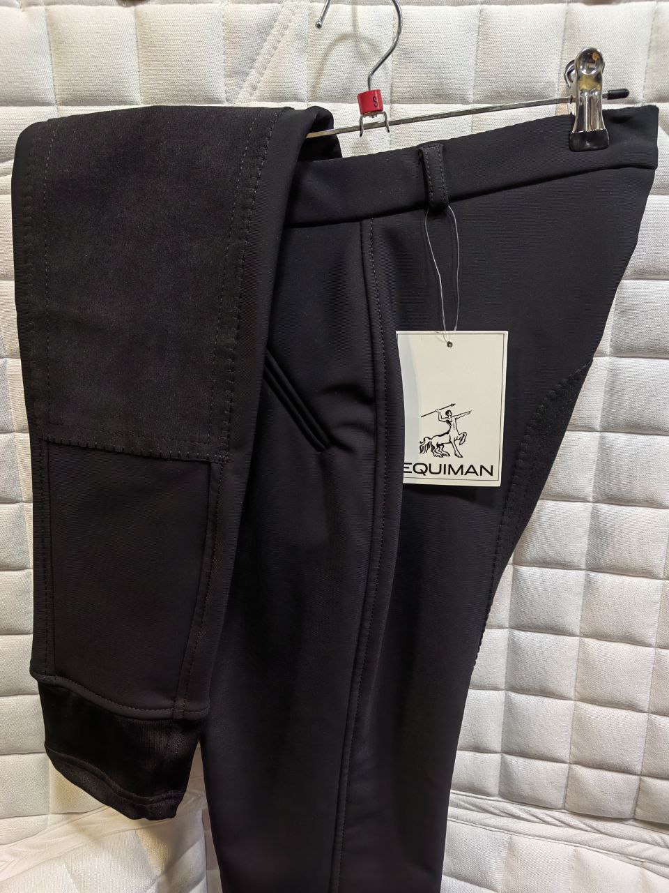 Бриджи подростковые утепленные с полной замшевой леей EQUIMAN