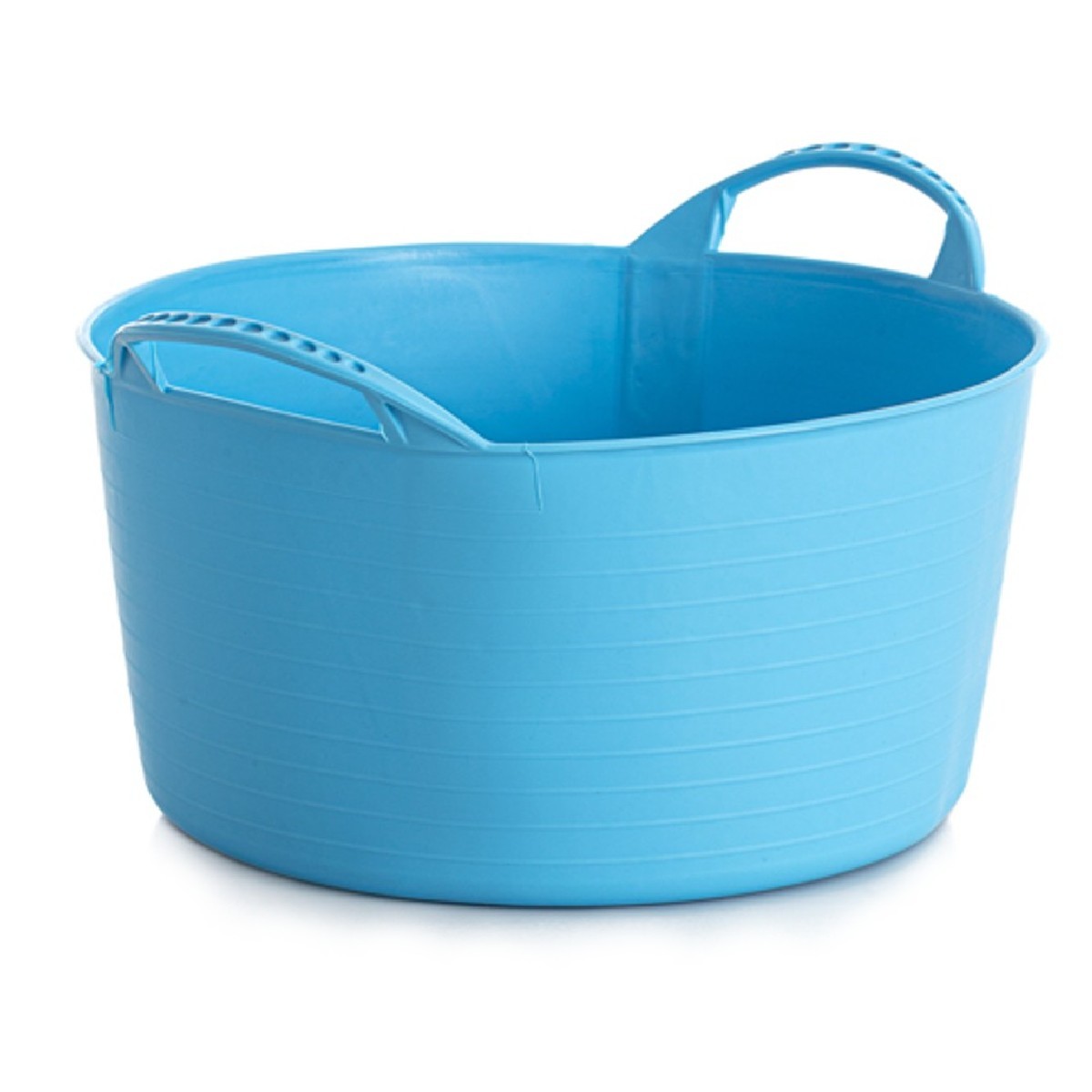 Тазик для лошади "Farmer" с двумя ручкам 24 л, резинопластик