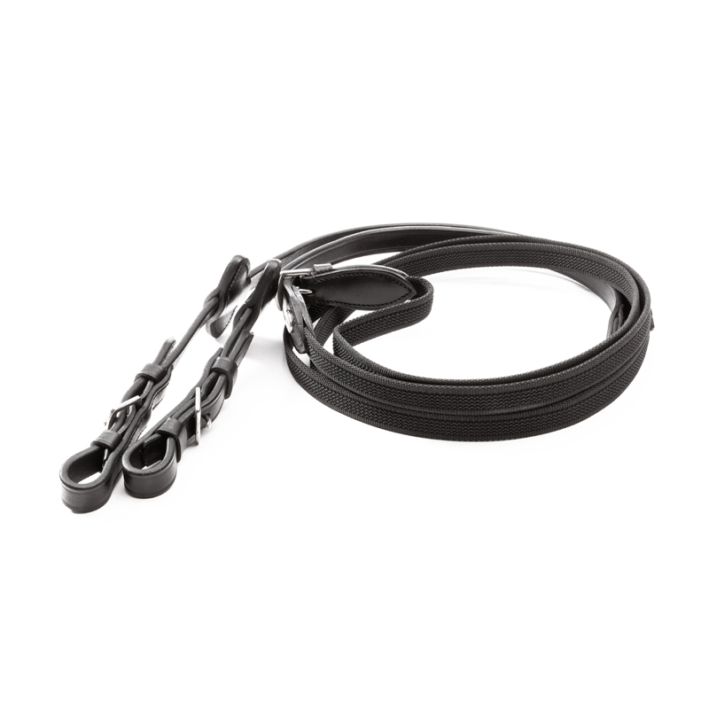 Повод прорезиненный без делений (черный)