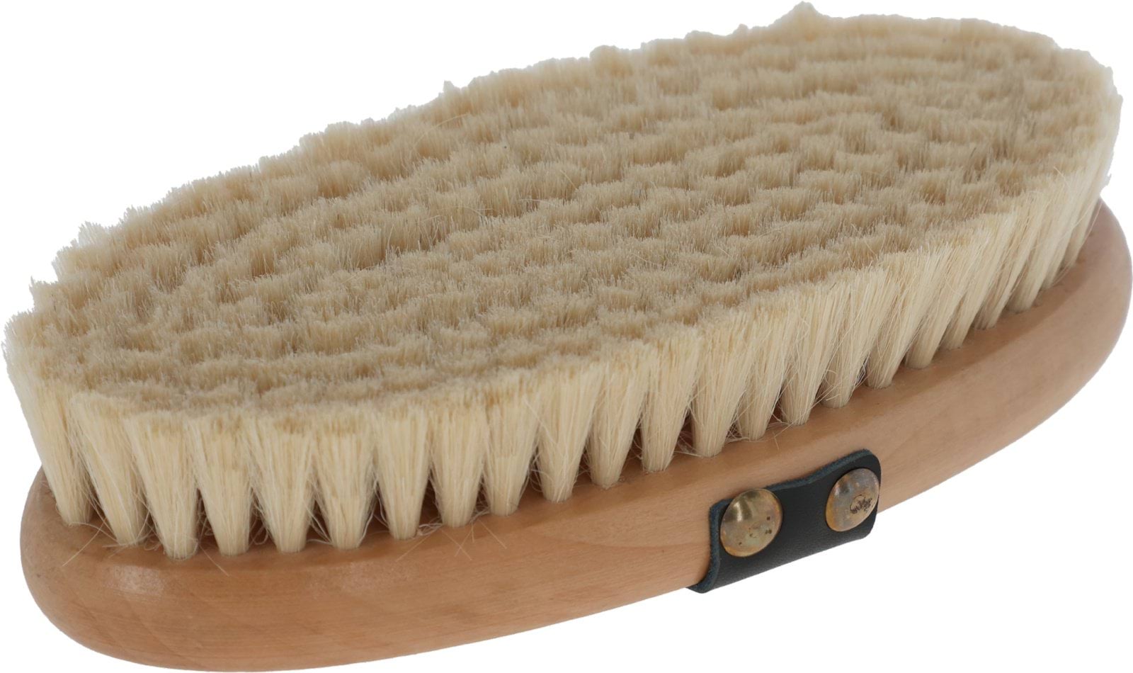 Деревянная щетка для лошадей с натуральной щетиной