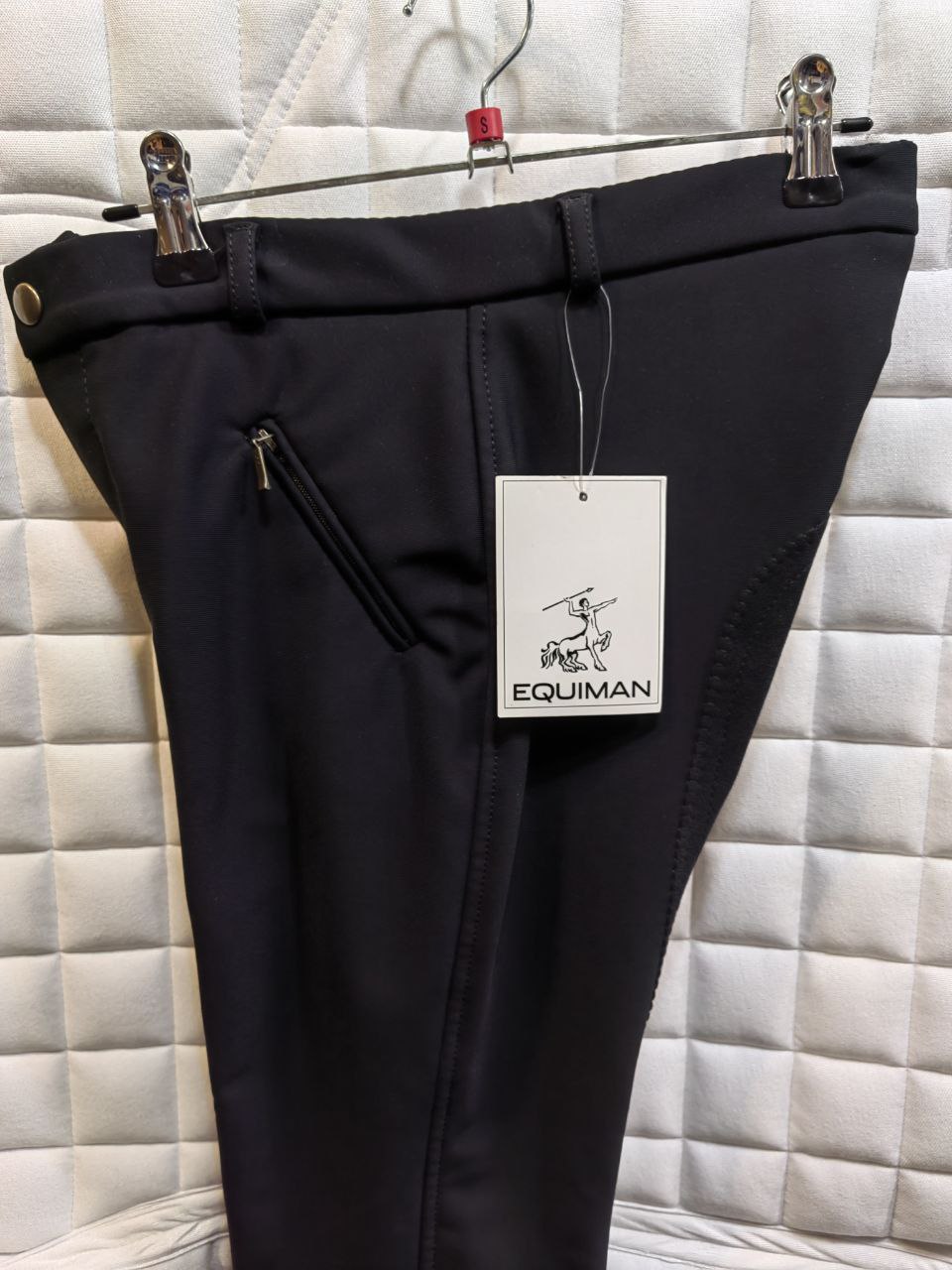 Бриджи подростковые утепленные с полной замшевой леей EQUIMAN