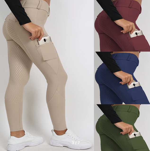 Бриджи-легинсы с полной силиконовой леей