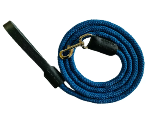 Чумбур нейлоновый TAYGA с кожаной ручкой